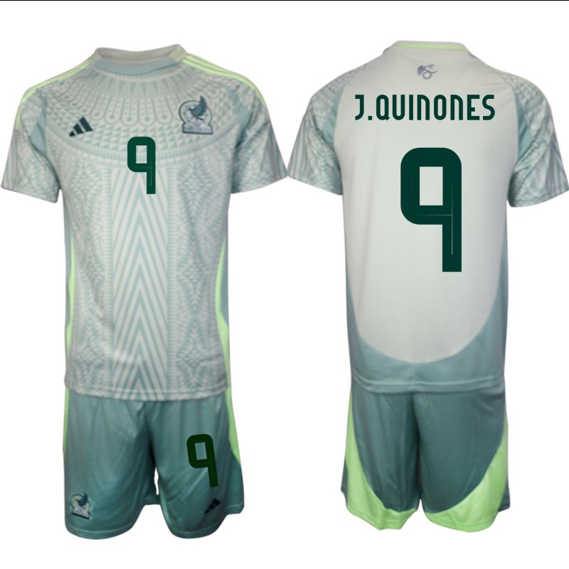 Men 2024-2025 Season Mexico away green 9 Soccer Jersey